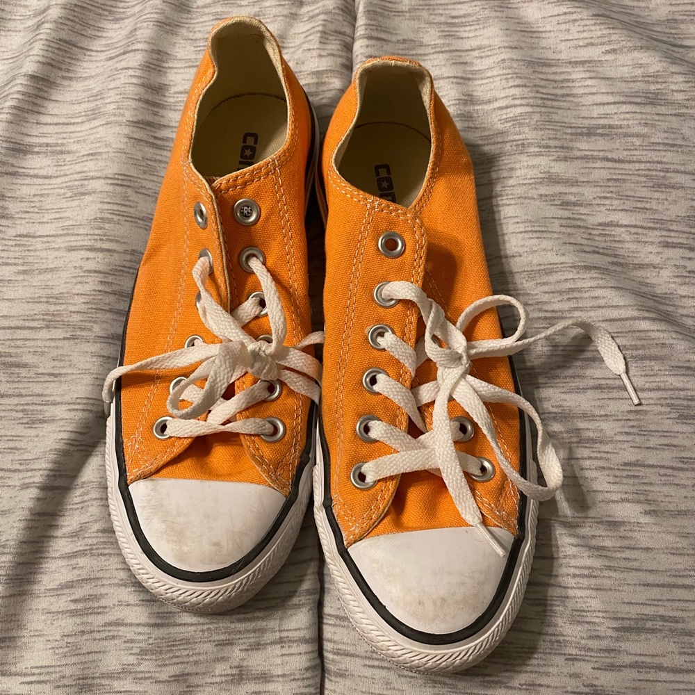 Orange Converse